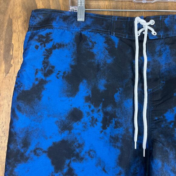 Modelo Mens Shorts Blue Elastic Board Especial Espiritu Luchador Swim Surf XL - Picture 2 of 16